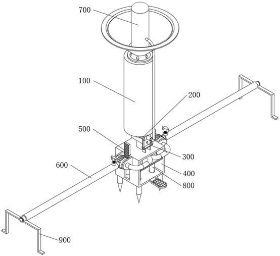 Fertilization device with liquid fertilizer slow release function