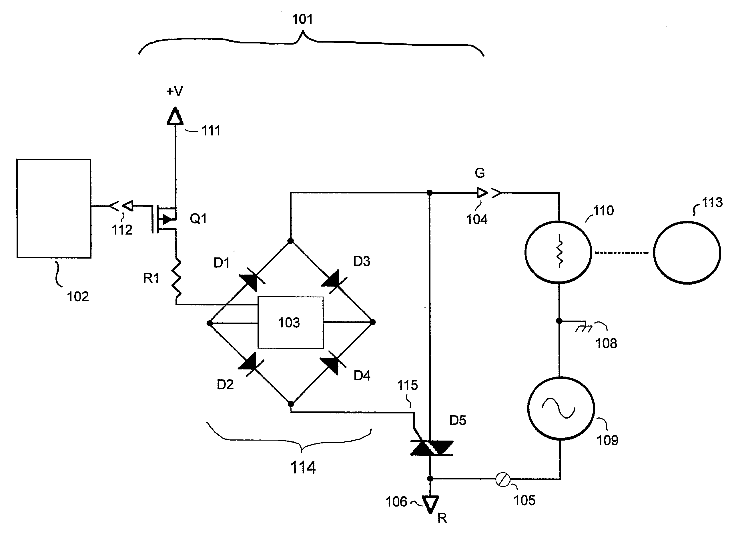 Power Stealing for a Thermostat Using a Triac With Fet Control