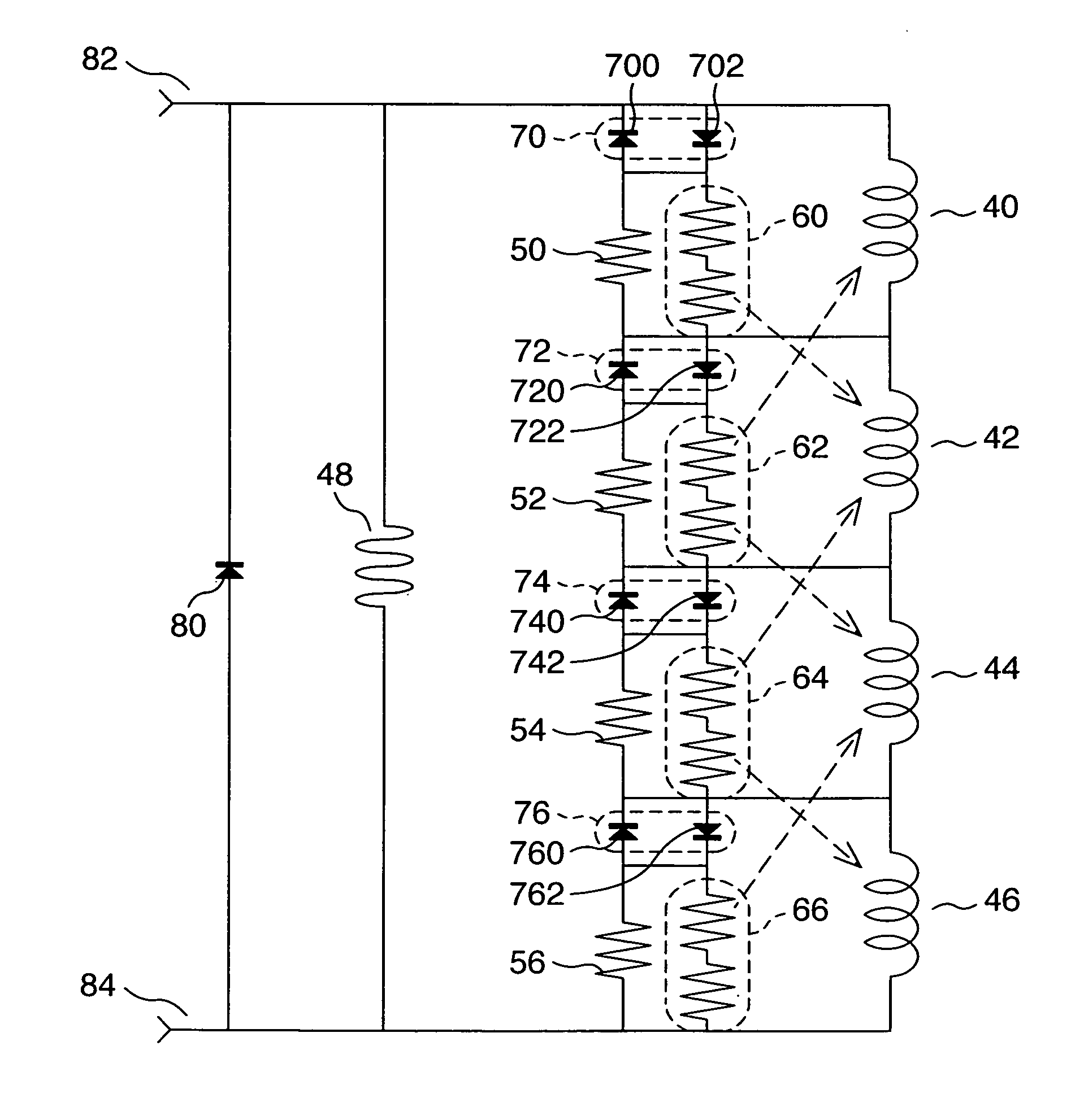 Superconducting magnet system with quench protection circuit