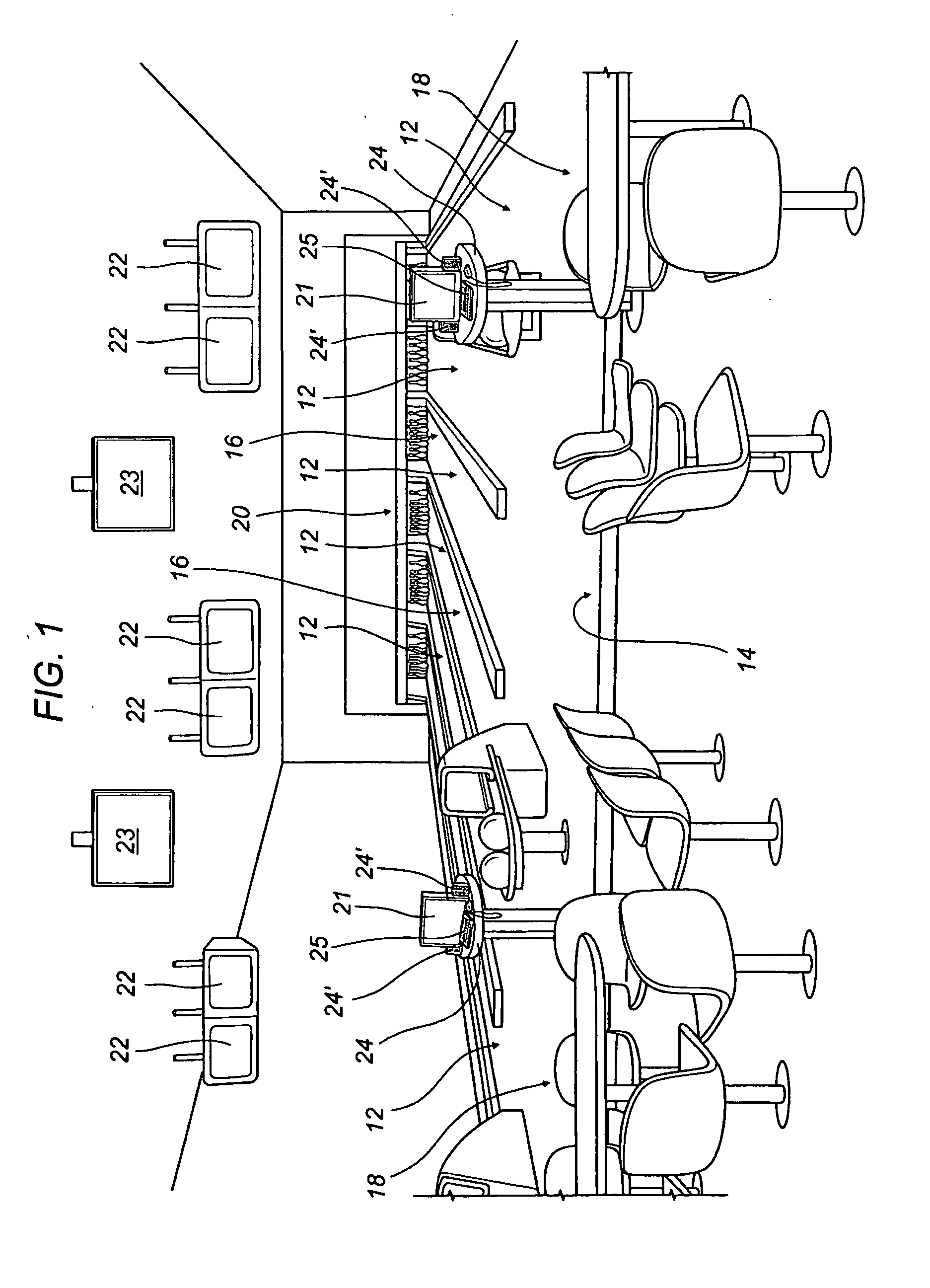 Process and apparatus for managing signals at a bowling alley or the like