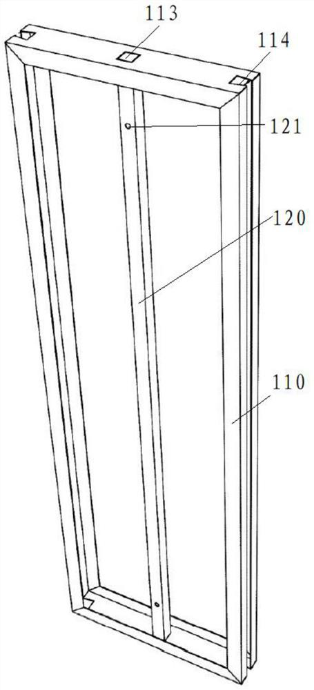 Partition wall board for fabricated building and partition wall structure of partition wall board