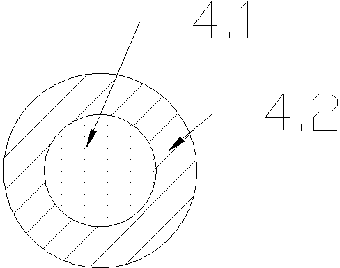 High-strength brake cable