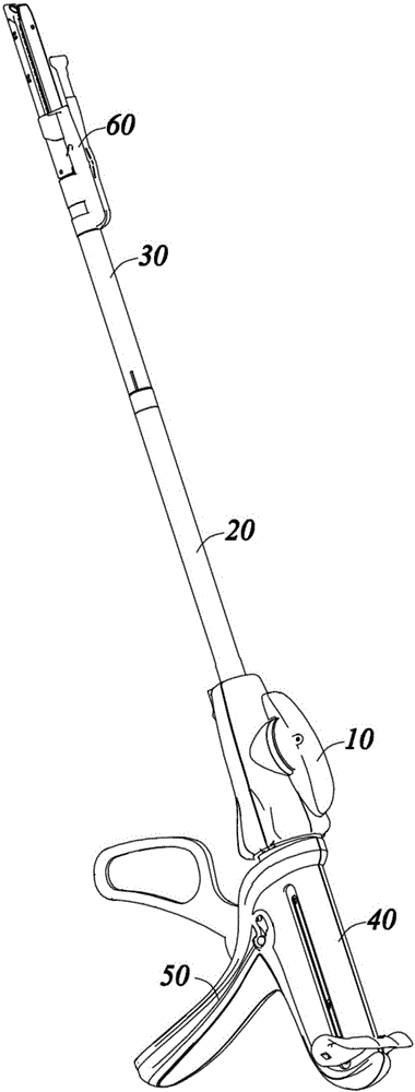 Intra-cavity straight-line cutting anastomat