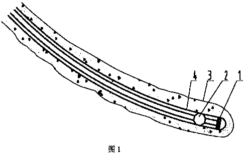 Sand control completion method for drawing and expanding sand screen underground and tool thereof