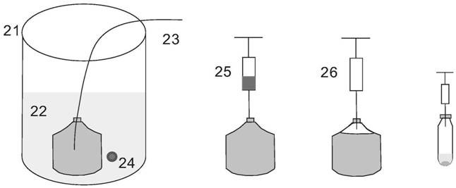 Rapid pretreatment method for measuring carbon isotopes in water and sampling device