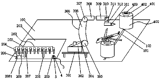 Automatic tool-changing machining equipment