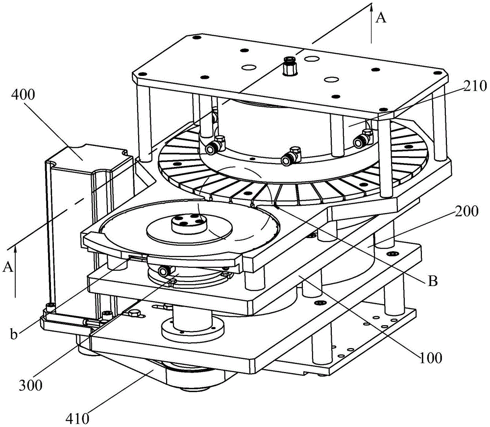 Particle material separation device