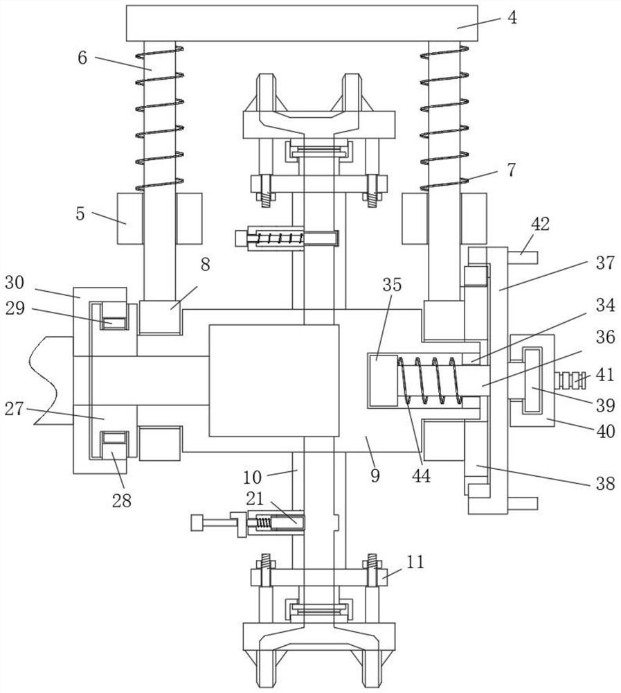 Perforating device for capacitor film machining