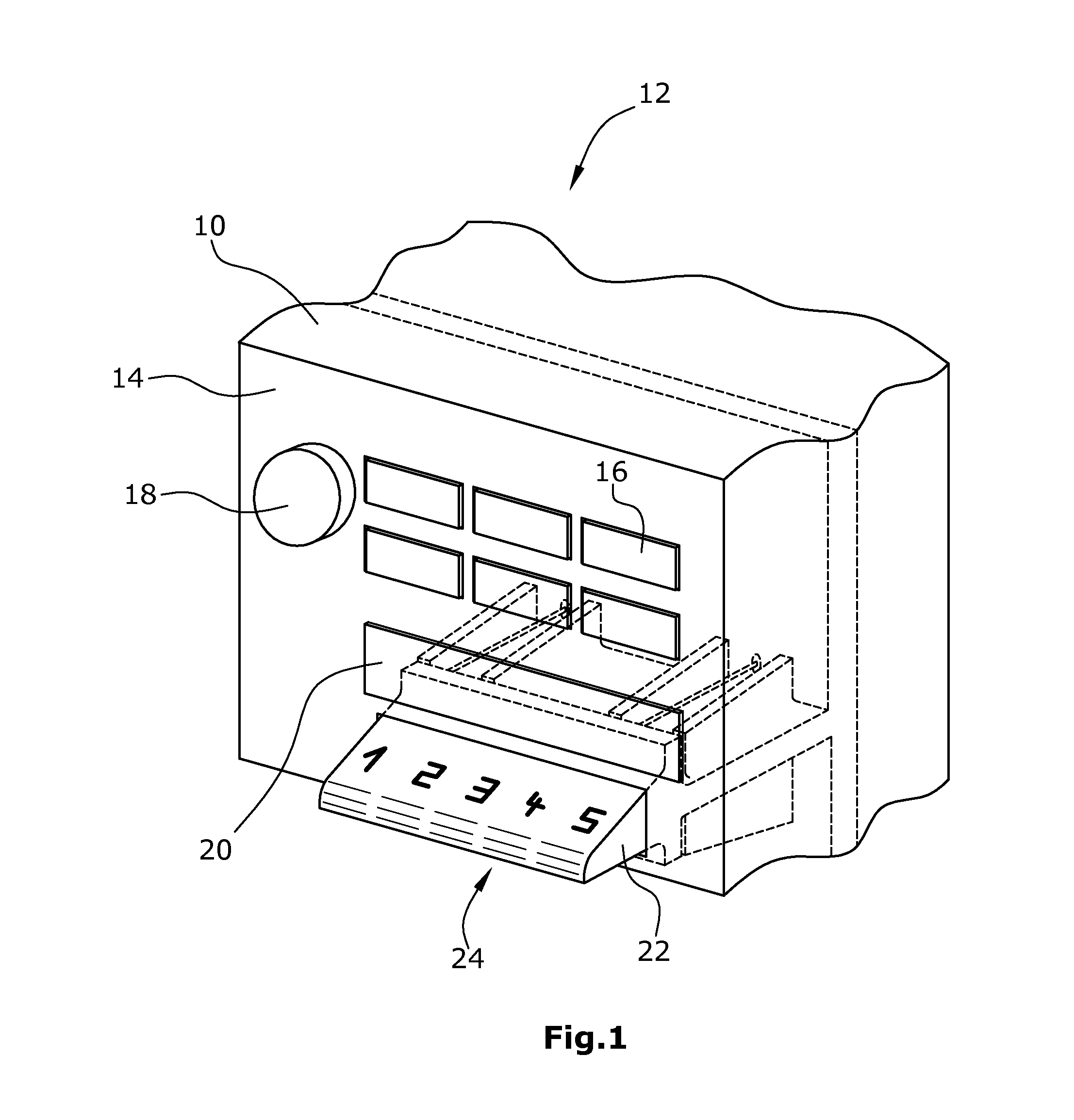 Capacitive sensor for detecting a relative movement of two adjacent bodies