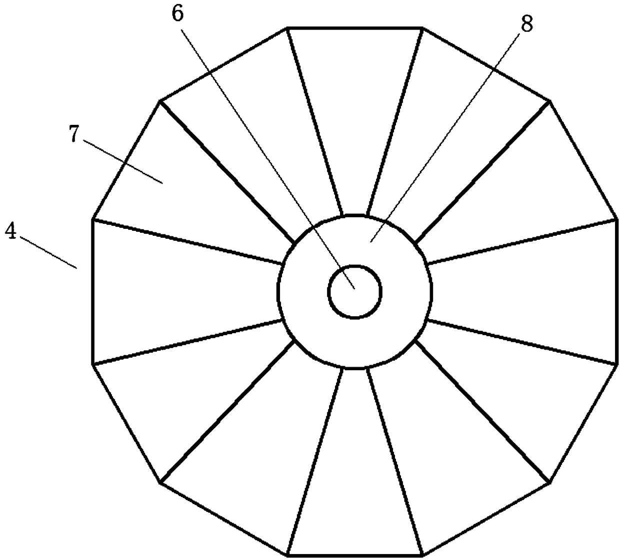 Rotary feeder used for transferring of powder and granular materials