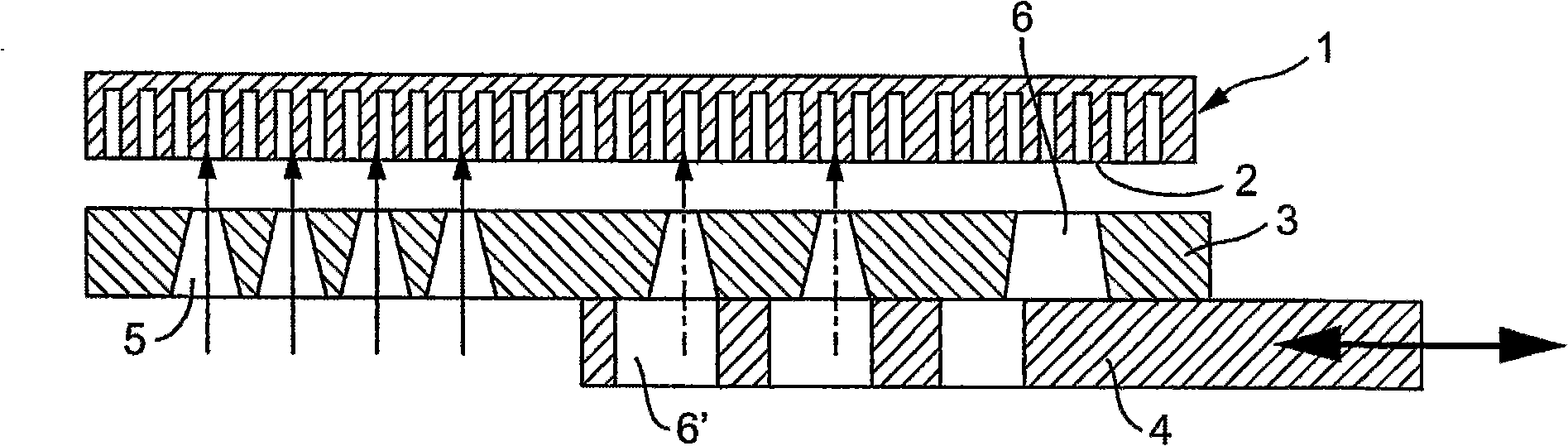 Device for separating a gas-liquid mixture