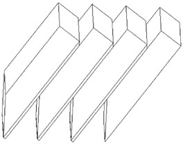 A thin-thick interval lamination method for microstructure mold