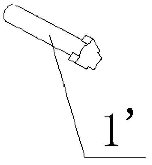 Hair removing device and hair removing head ejector rod thereof