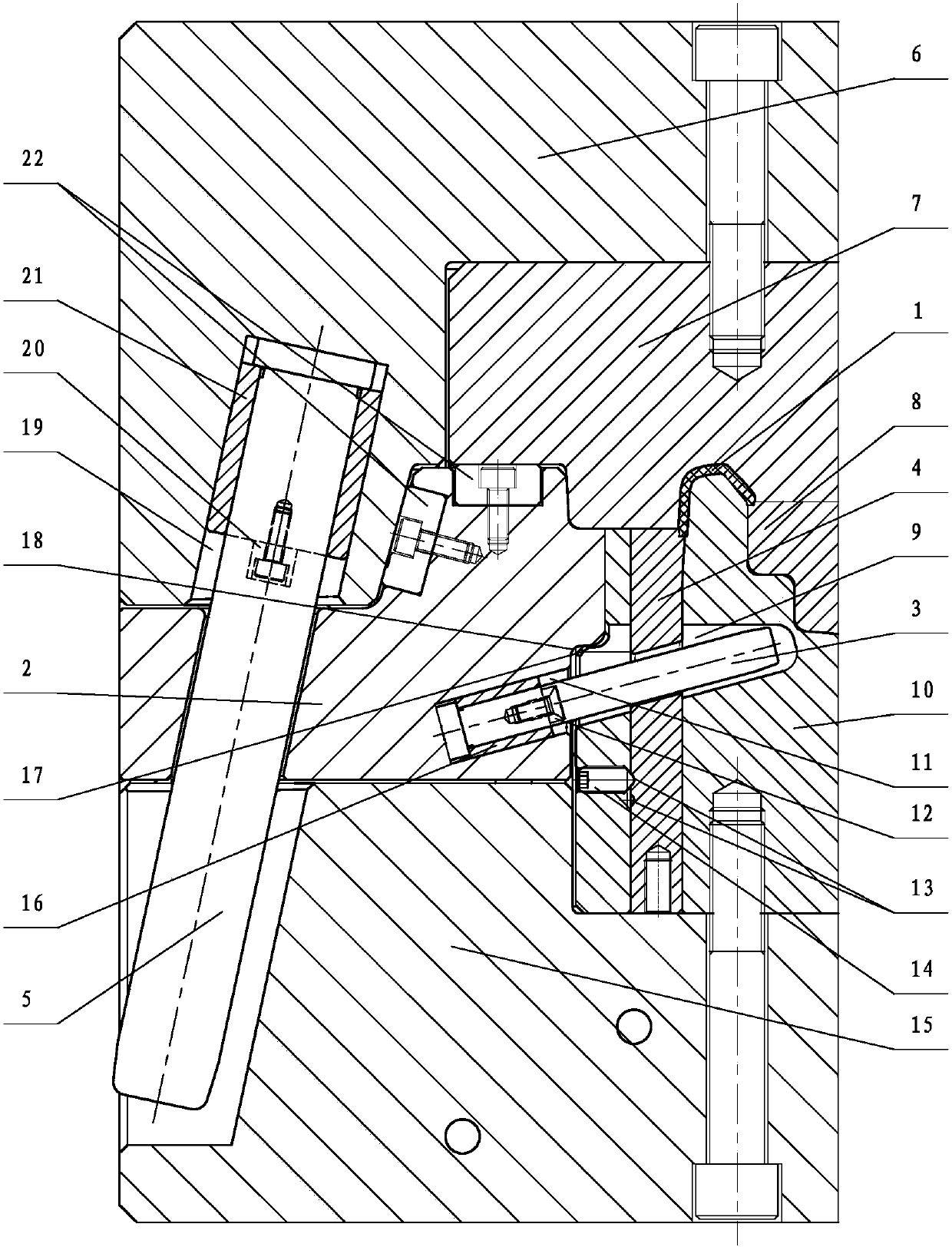 Injection mold ejection mechanism for electroplated parts