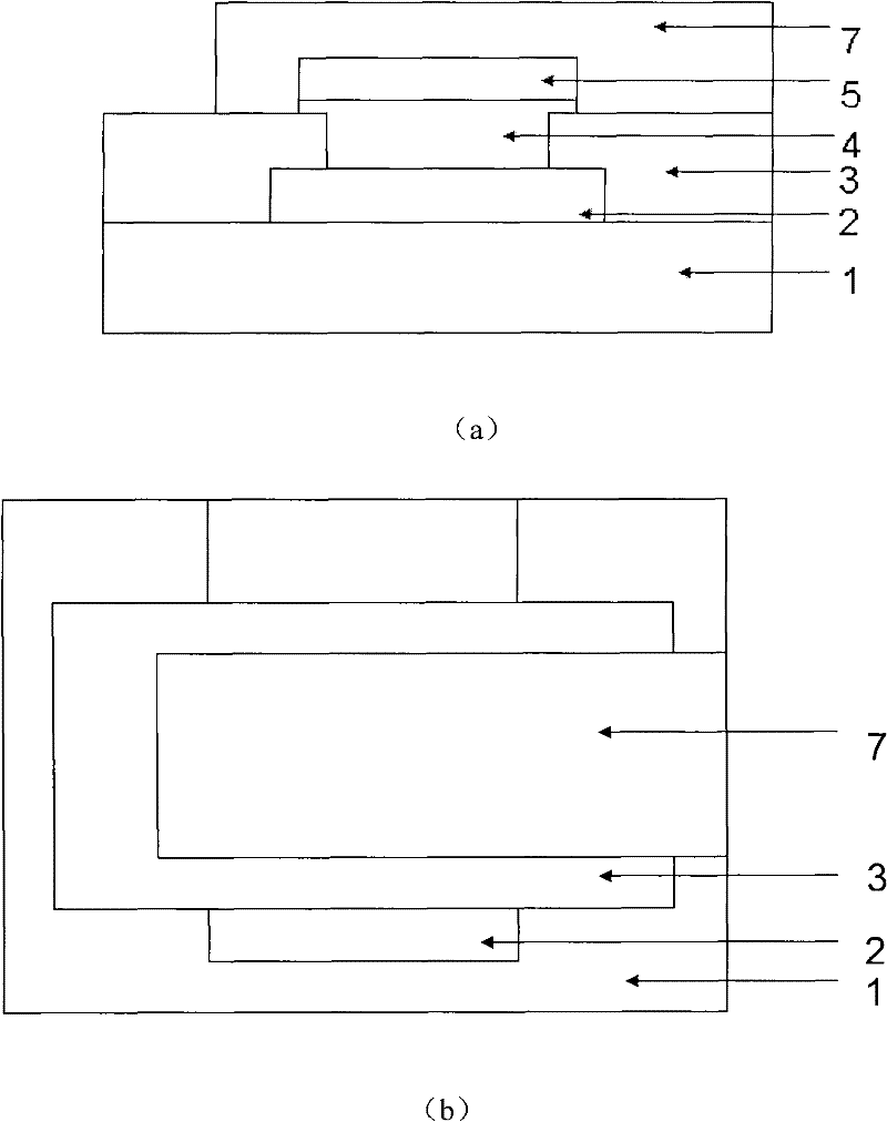 Polyvinylidene fluoride (PVDF) organic polymer thin film capacitor