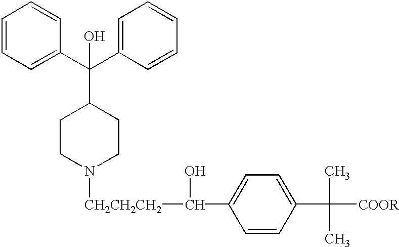 Method of enhancing bioavailability of fexofenadine and its derivatives