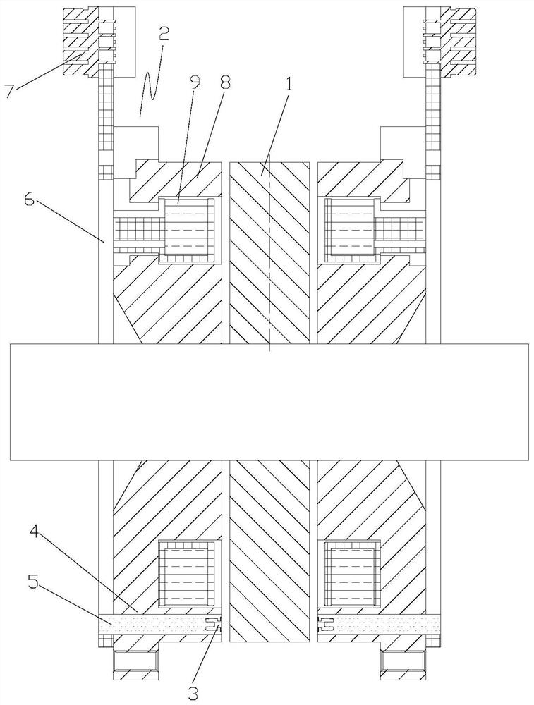 Magnetic suspension bearing, motor, compressor and air conditioner