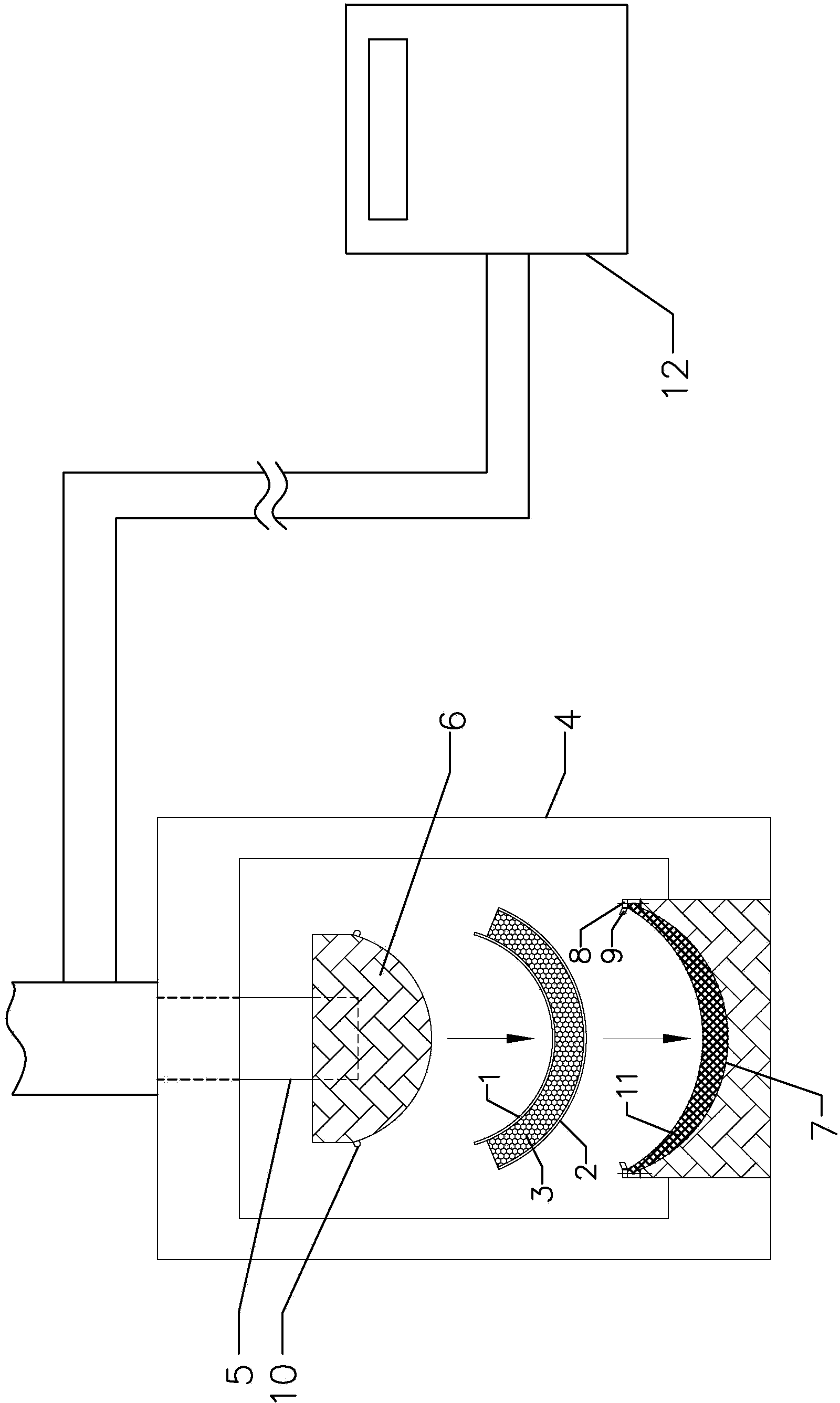 Processing apparatus and processing technology for arc-structured thermal-insulation board
