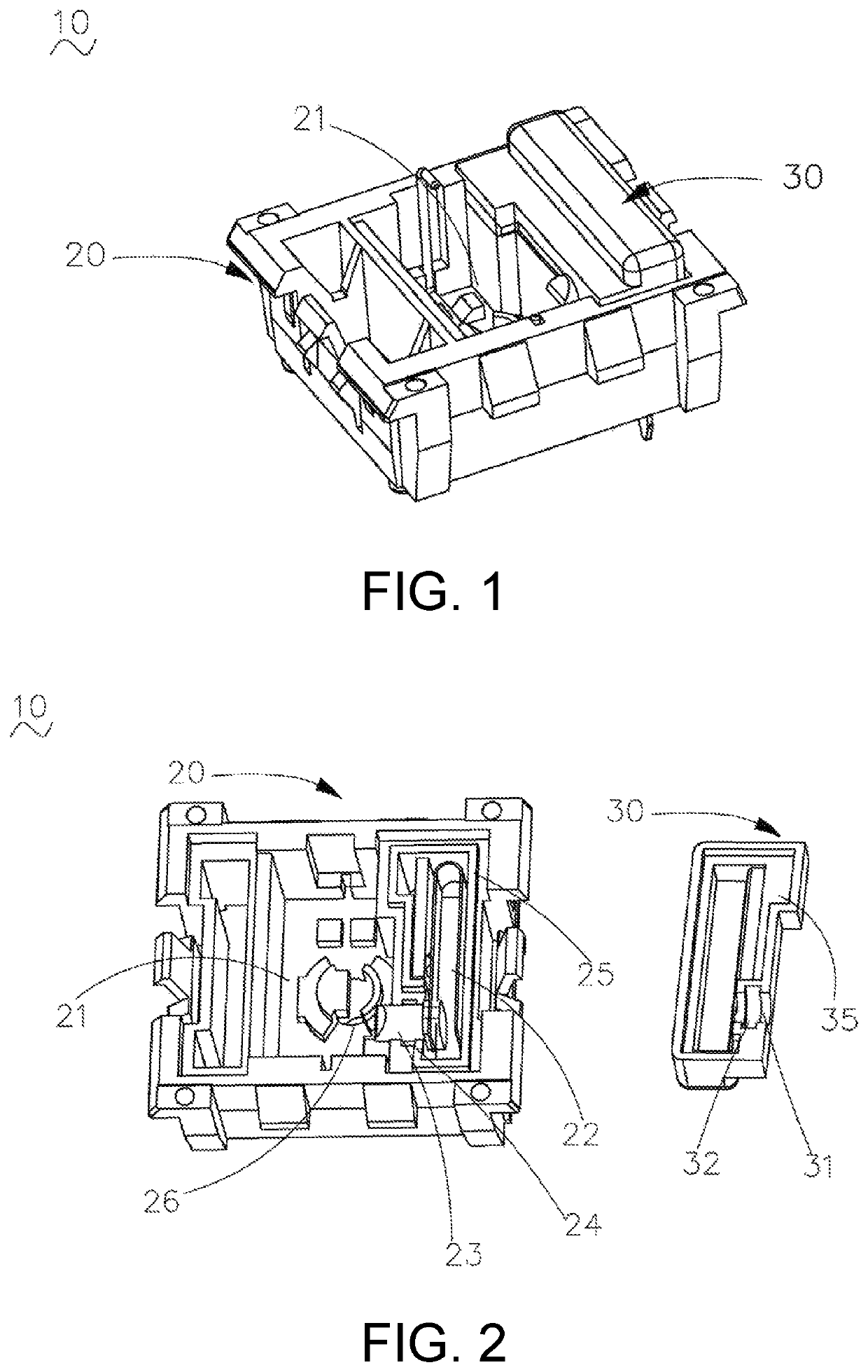 Waterproof assembly for keyboard switch, keyboard and electronic apparatus