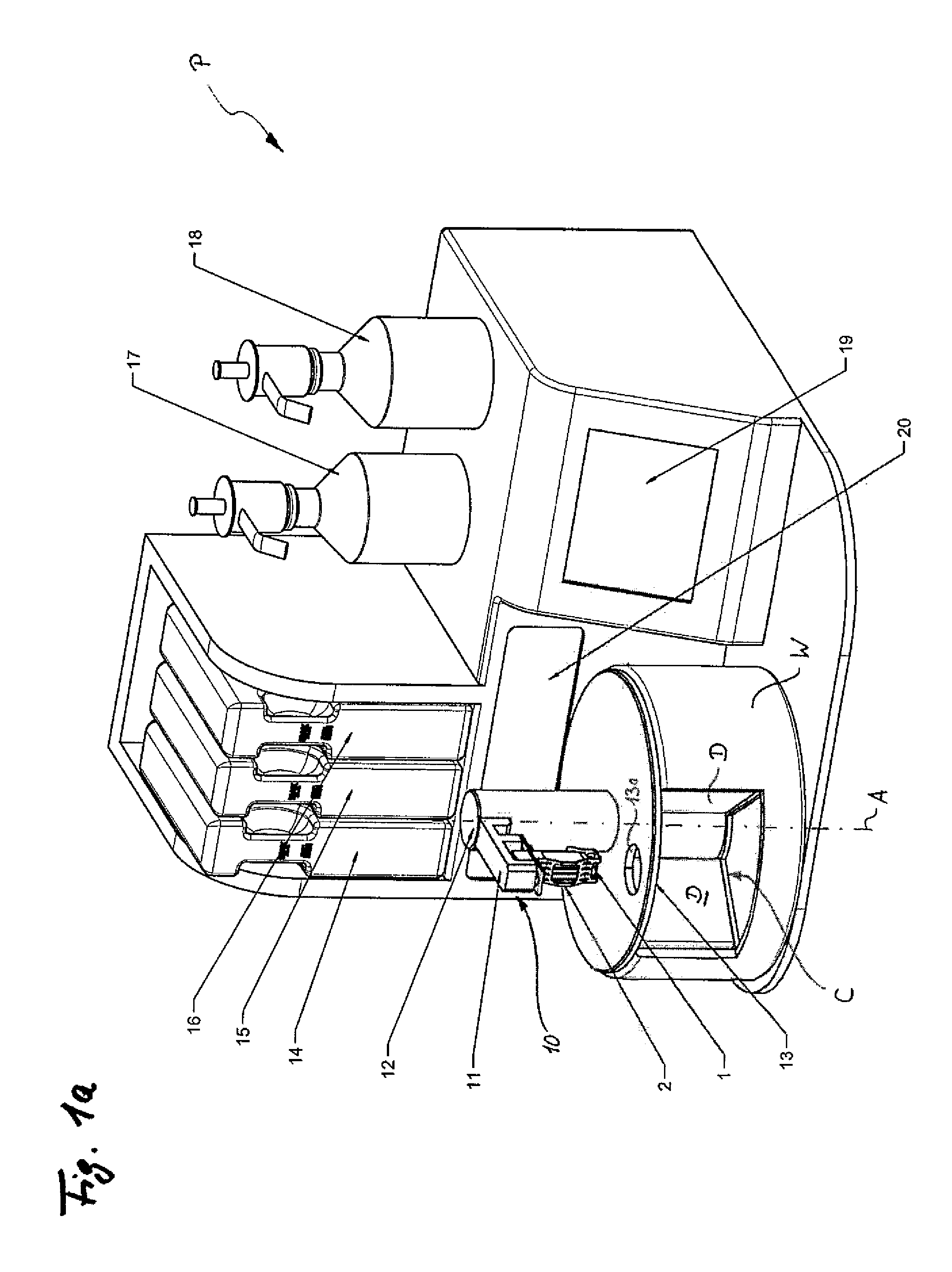 Method, Processor and Carrier for Processing Frozen Slices of Tissue of Biospecimens