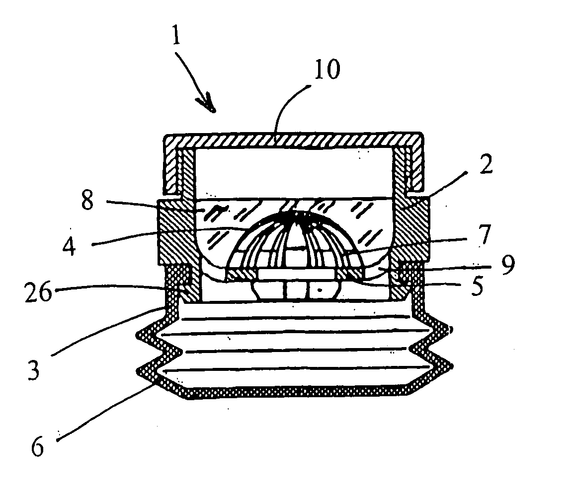 Contact lens handling and inserting device and storage container
