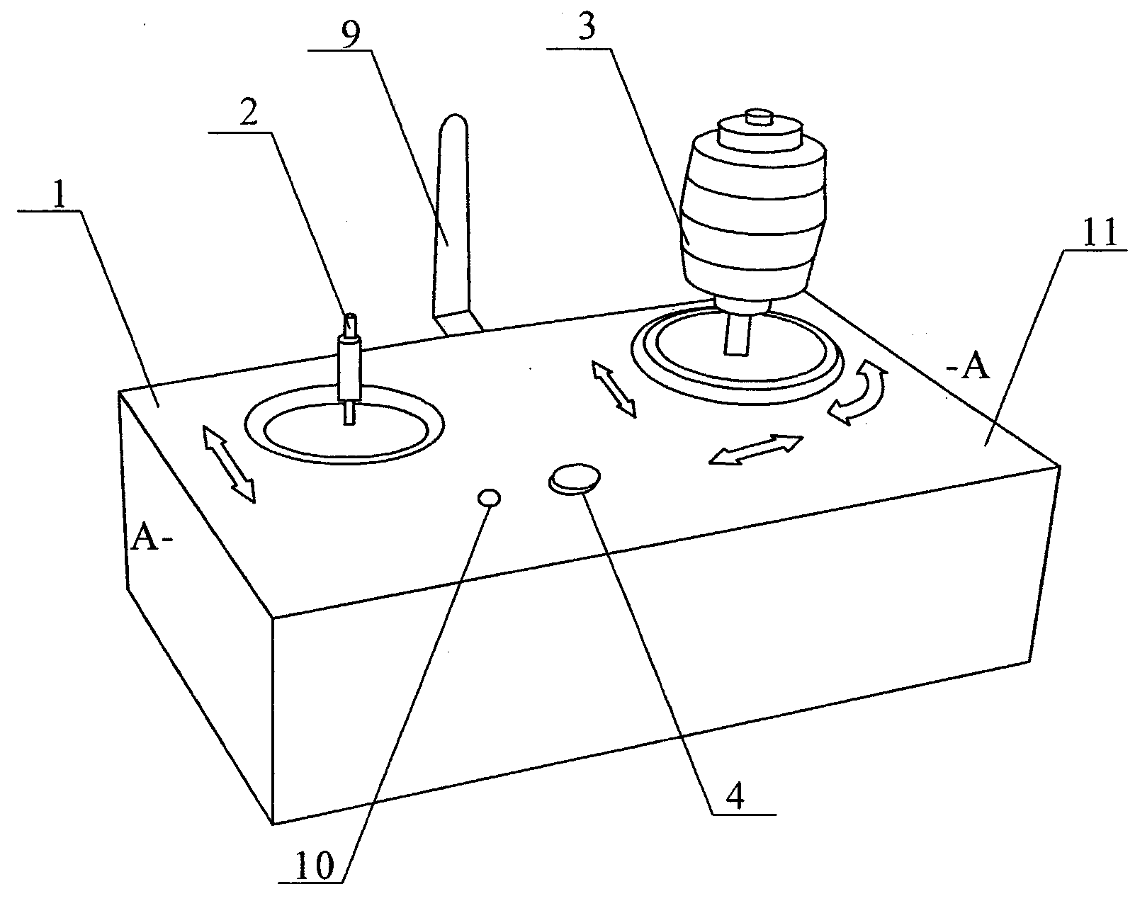 Model airplane remote controller