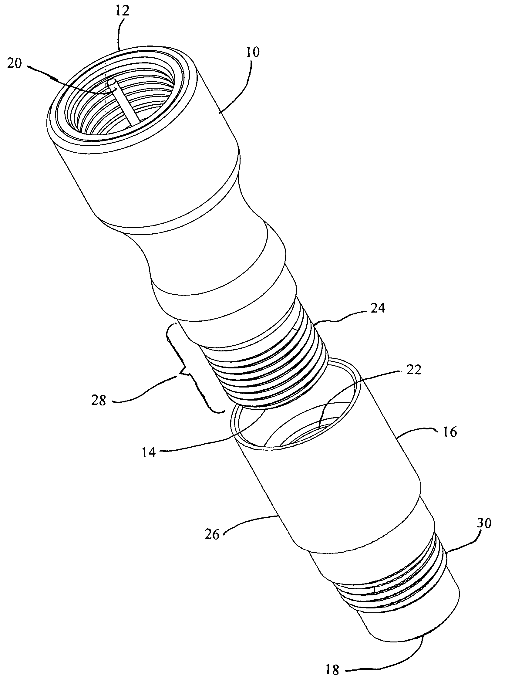 Insulated cable attachment device