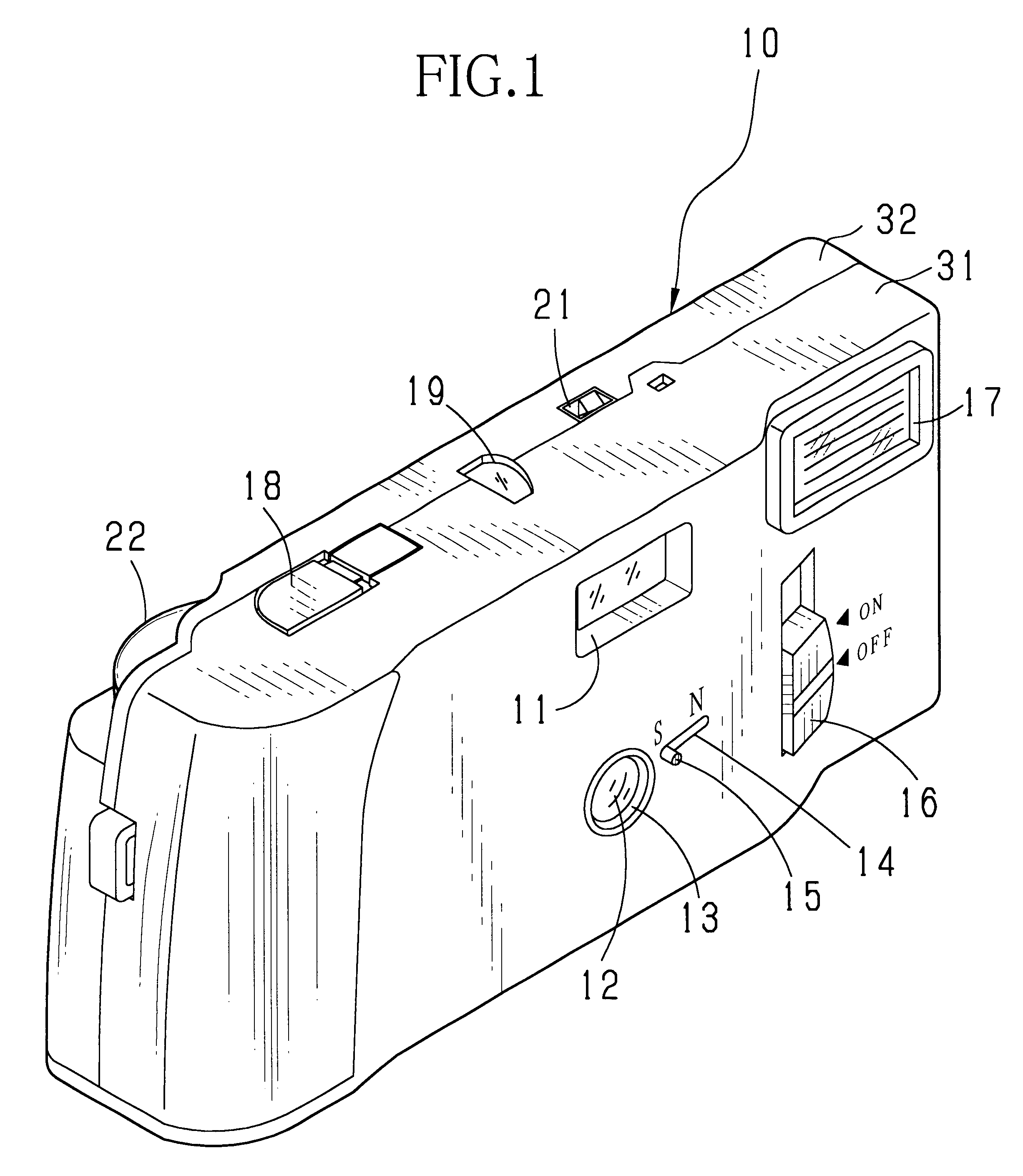 Shutter device of camera