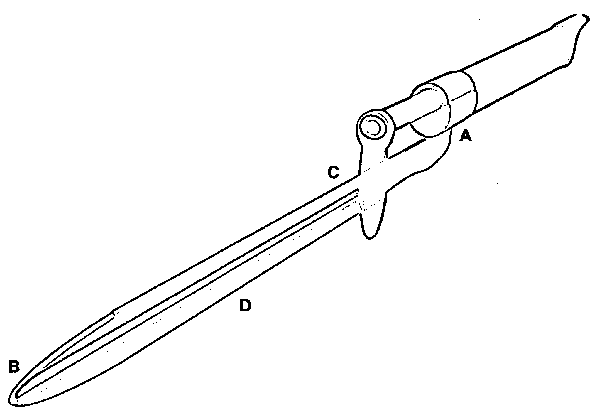 Constantine exhibition drill training bayonet