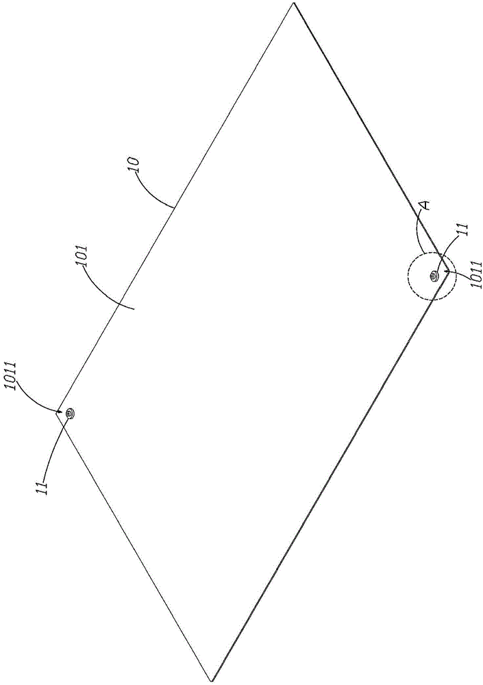 Transparent substrates apparatus with locating structure and assembling method thereof