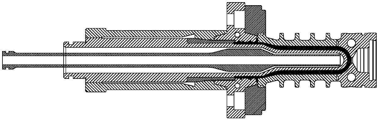 Bottle billet forming part assembly with die cavity extending into die lip for matching and bottle billet die thereof