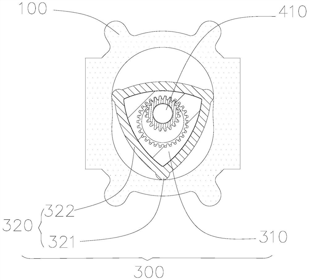 Triangular rotor pump