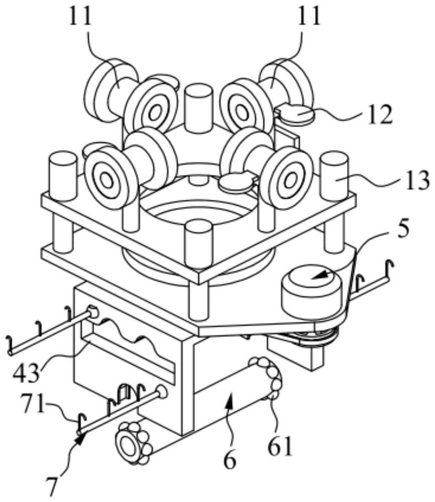 Electric power tool storage scaffold