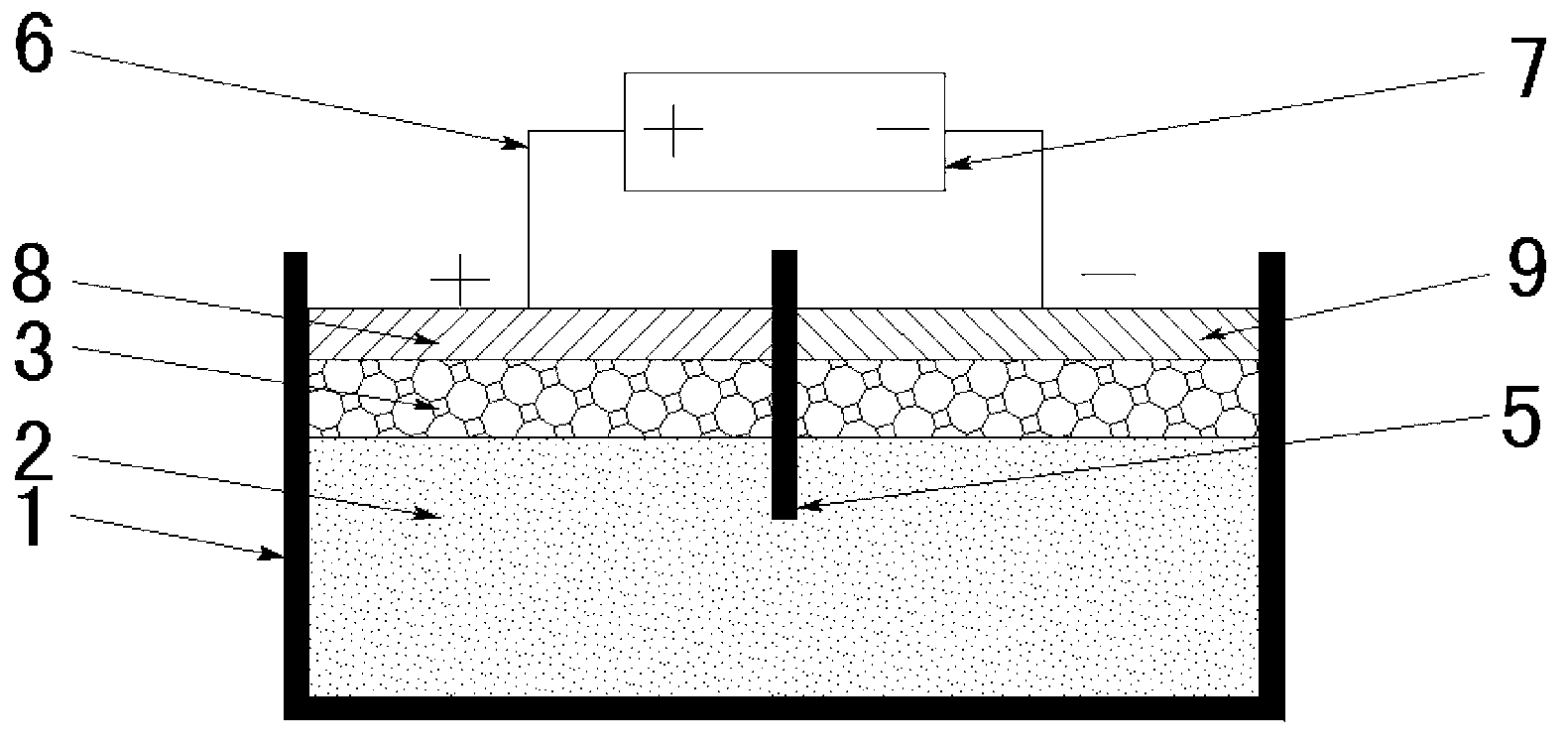 Method for preparing high-purity polycrystalline silicon under action of electric field and fused salt