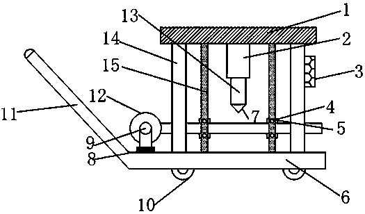 Cutting device for power cable