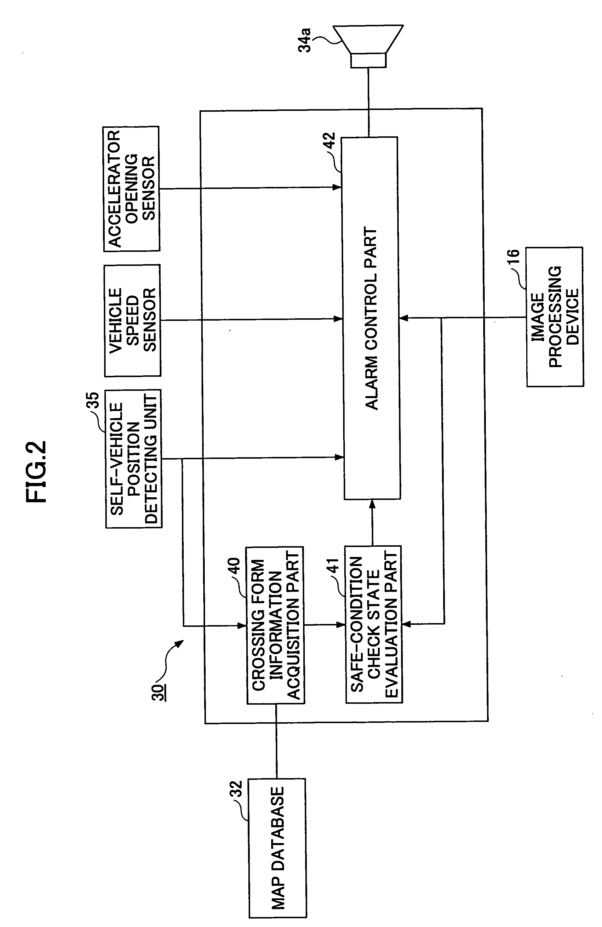 Vehicle information notification device