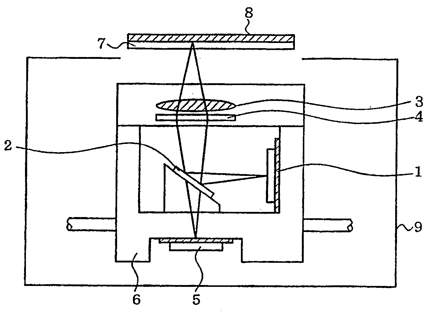 Resin composition for optical part and optical part