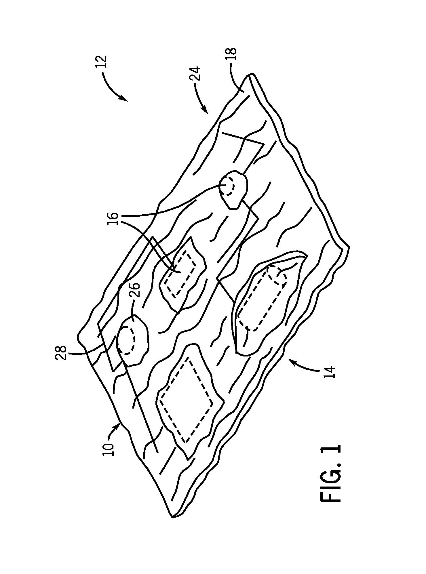 System and method of forming a patterned conformal structure