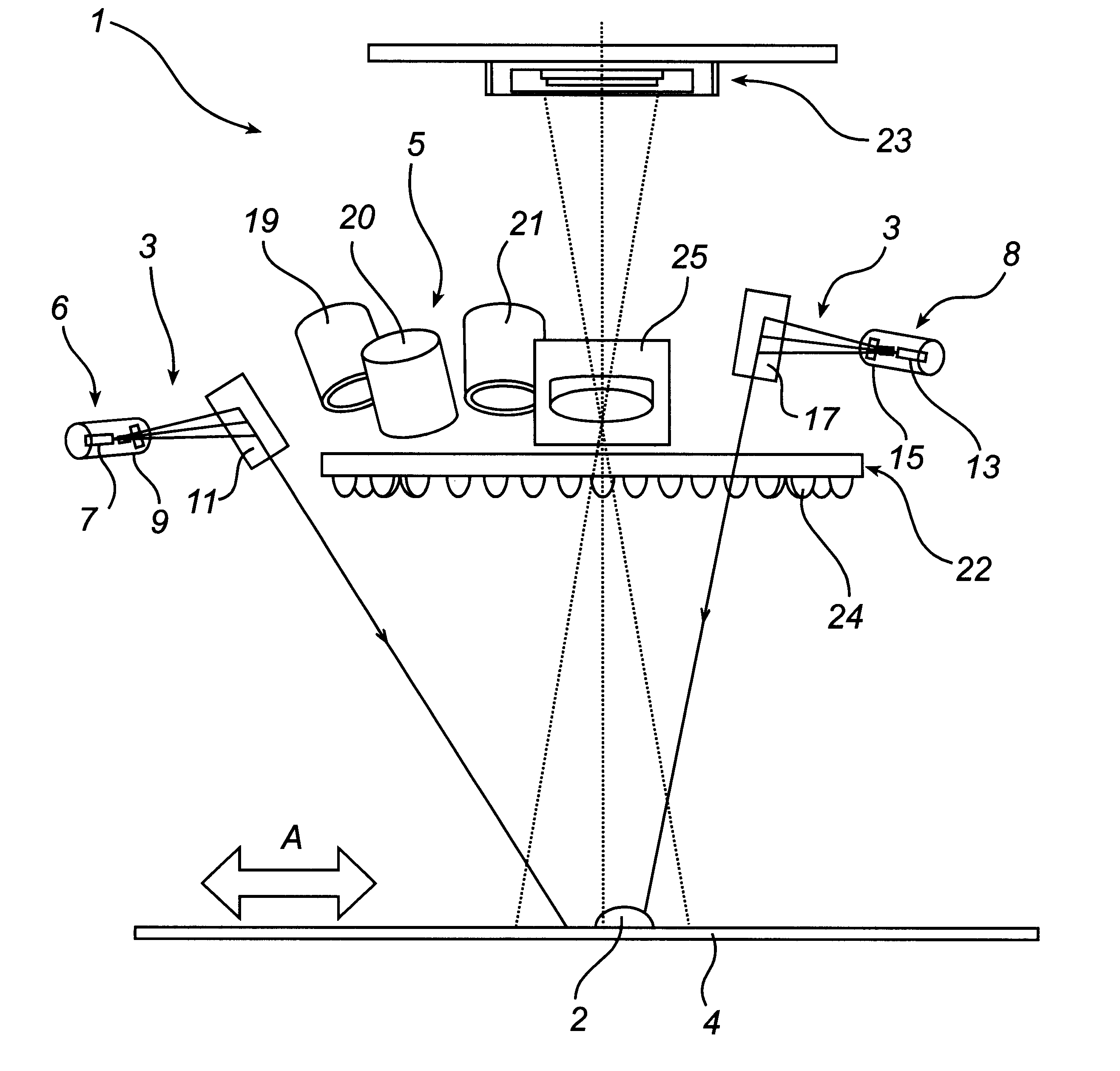 Method and device for inspecting objects