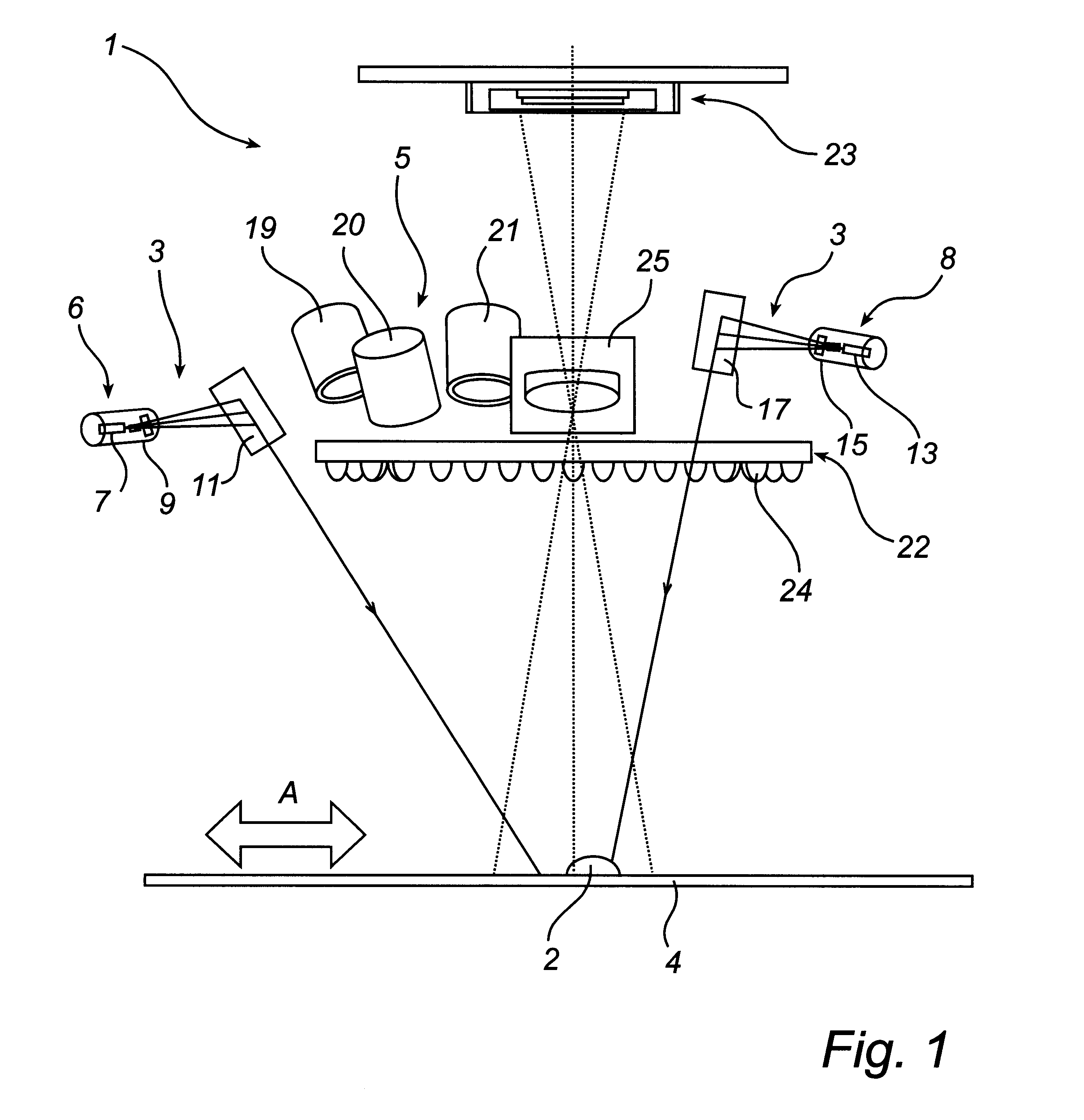Method and device for inspecting objects