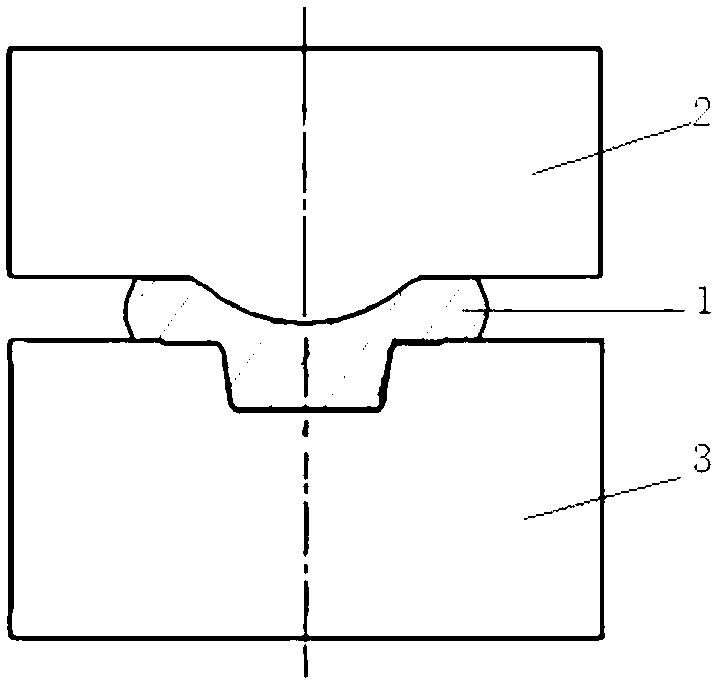 Hot forging method for transmission shaft yoke with horizontal yoke part