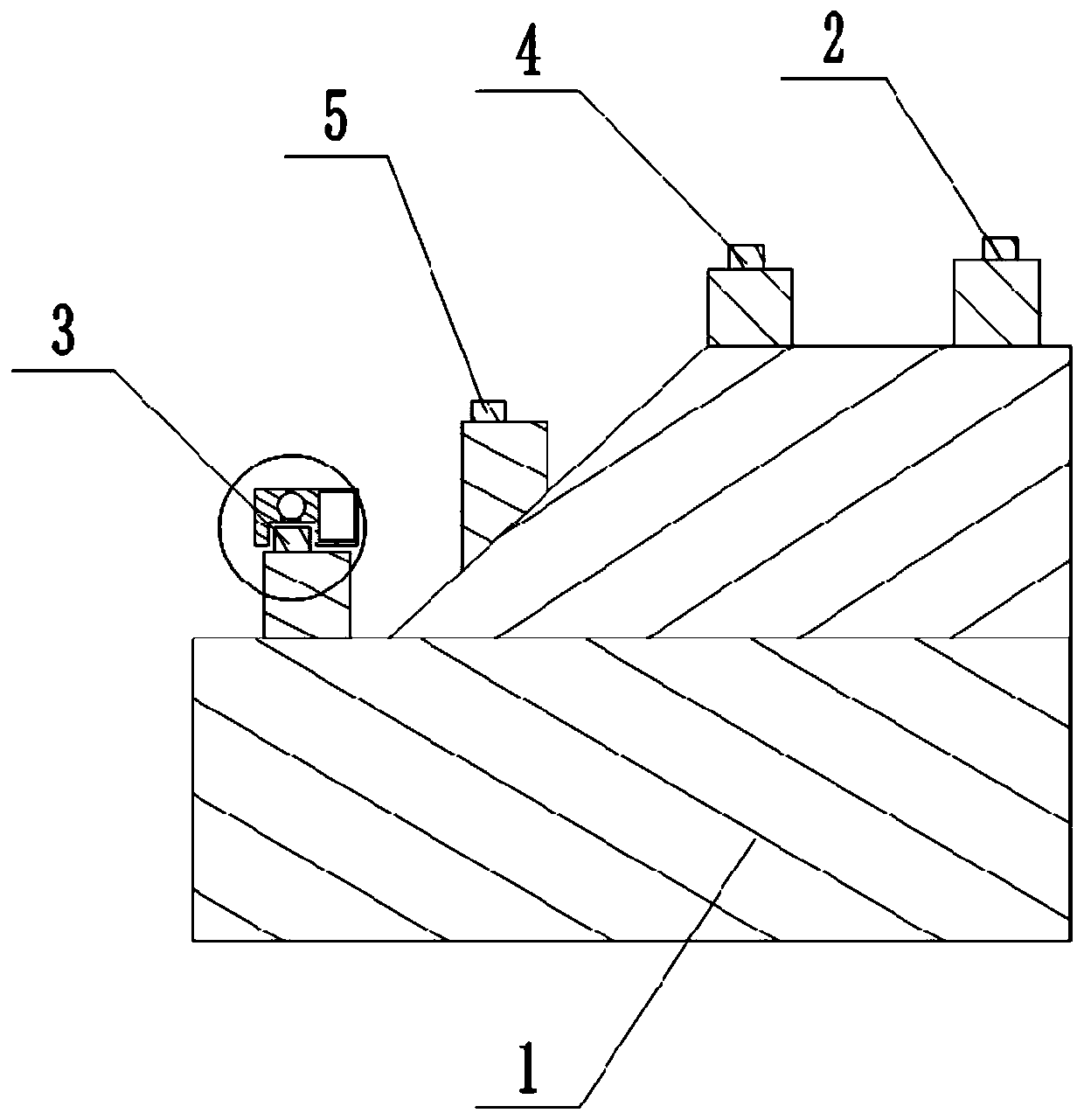 Platform type machine tool bed