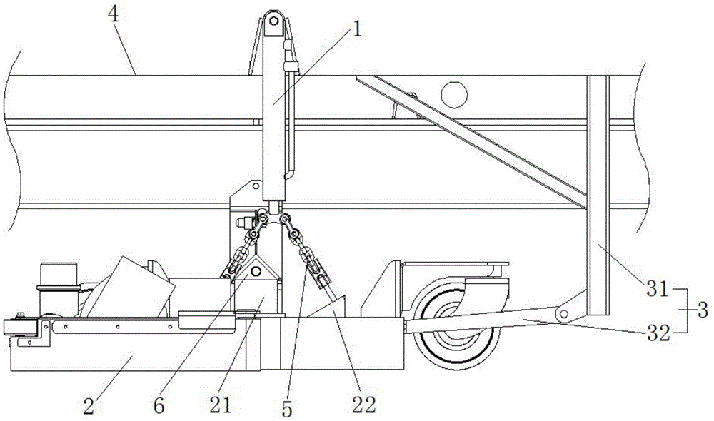 Liftable sucker mechanism of dust collection vehicle