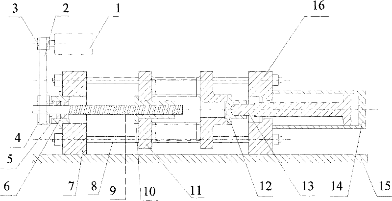 Ball screw pair experimental bench