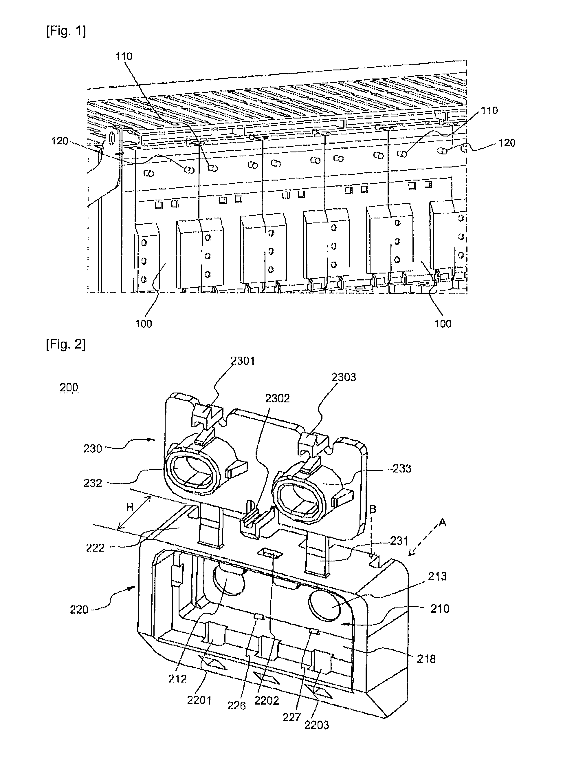 Electrode terminal connecting device and battery module assembly employed with the same