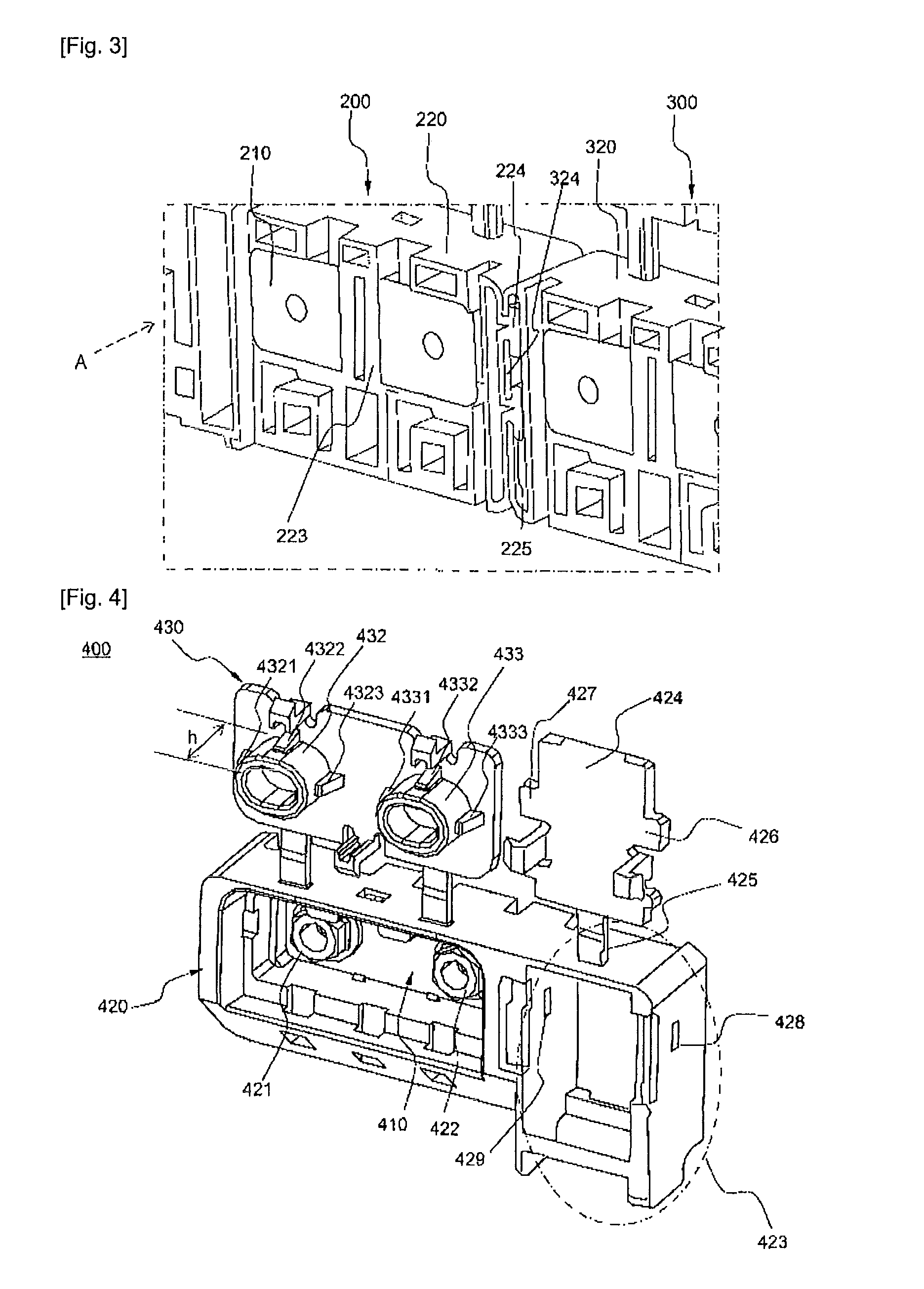 Electrode terminal connecting device and battery module assembly employed with the same