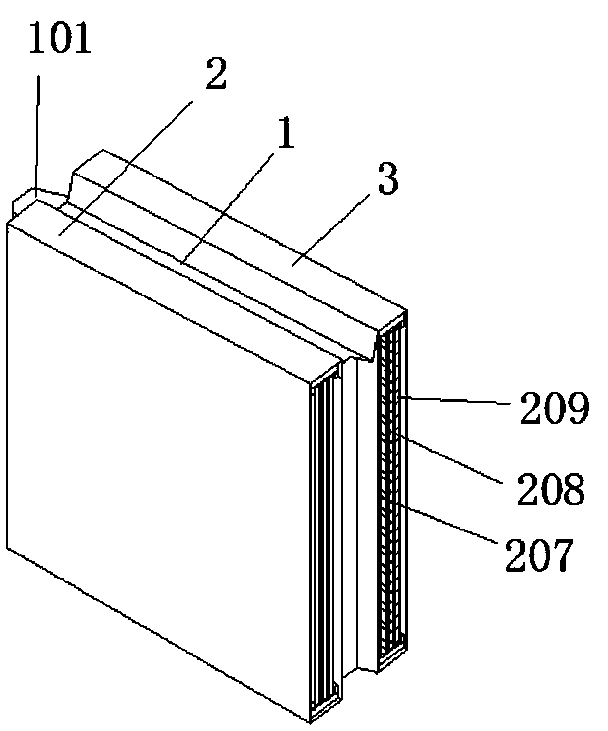 Thermal insulation wooden wall and preparation method thereof