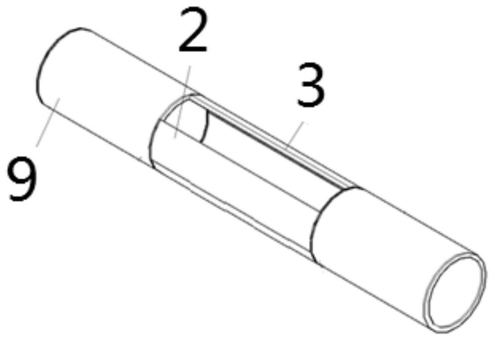 A kind of cutting method of round steel pipe