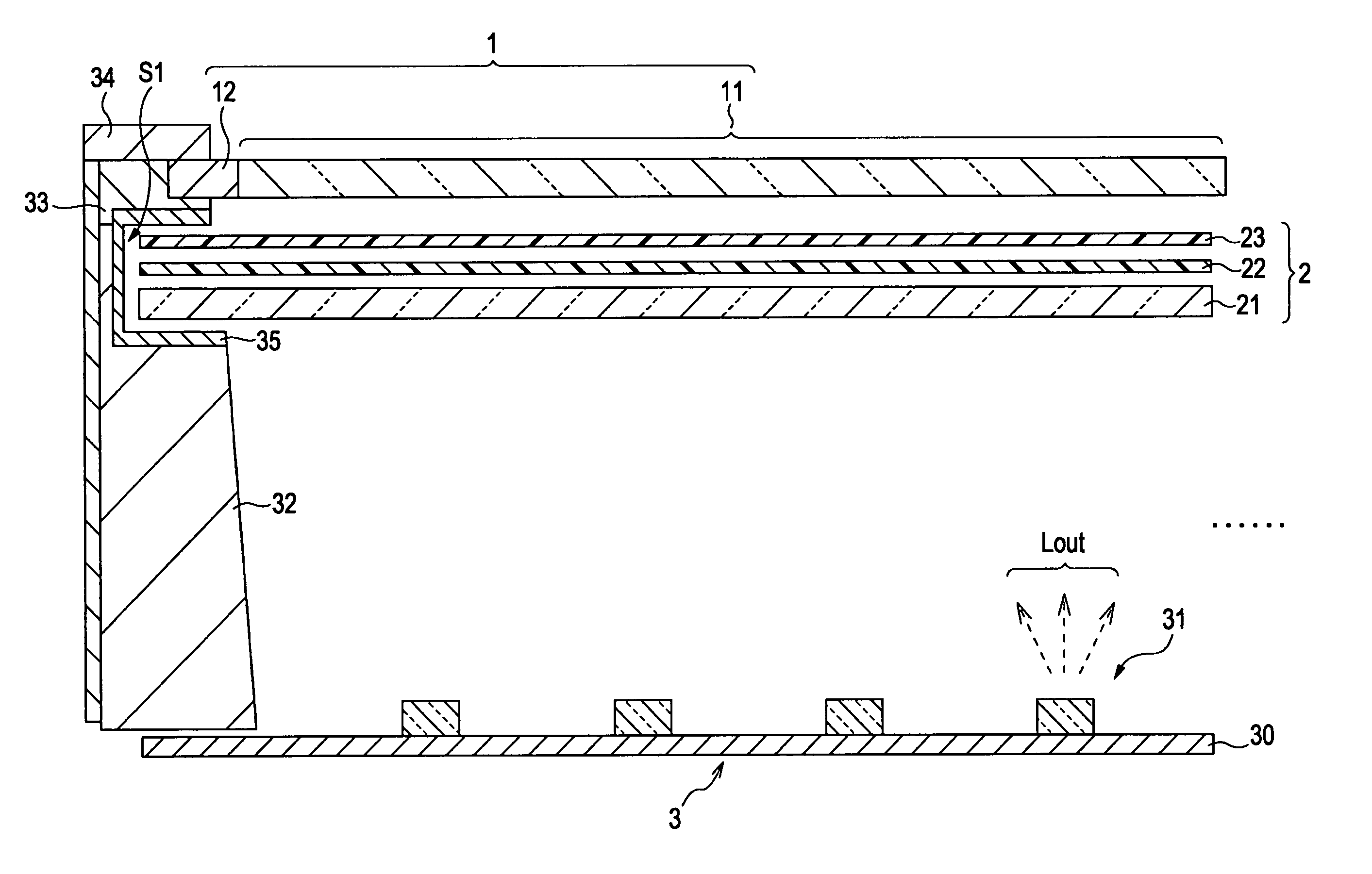 Light source device, display apparatus, and optical member