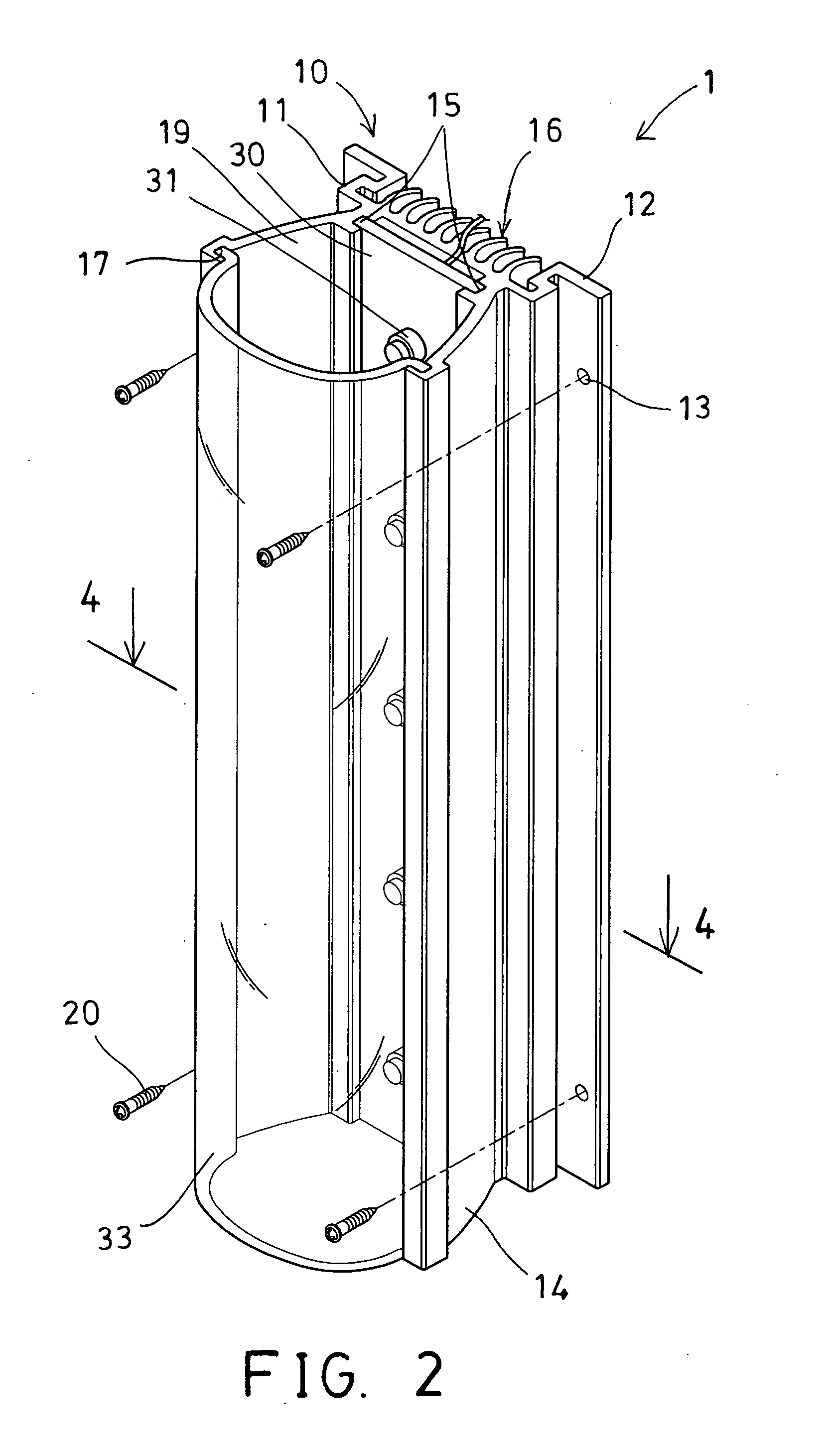 LED light device having heat dissipating structure